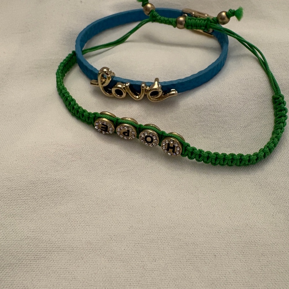 Green and Blue Bracelet Set
